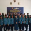Ketua TP PKK Sikka, Ny. Fista Sambuari Kago saat melantik pengurus di Aula Rujab Bupati Sikka, Sabtu (11/04/2026). (Foto: Wacana Indonesia/Risna Ase)