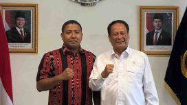 Pertemuan Bupati Sikka dengan Wakil Menteri Perhubungan, Komjen Pol. (Purn.) Drs. Suntana