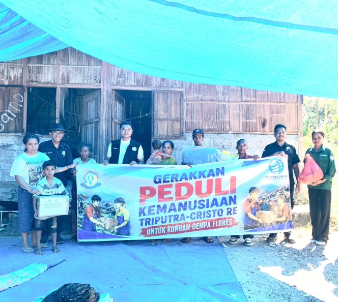 
					Peduli Korban Gempa Flores, Politeknik Cristo Re Salurkan Bantuan Kemanusiaan di Sikka